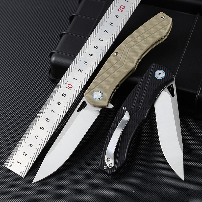 Price US$ 14.23 High Quality Wholesale Folding D2 Knife Cnc Machining Black Apricot Handle Pocket Knives Hunting Camping Tactical Outdoor Knifes Buy On Alfknives.com