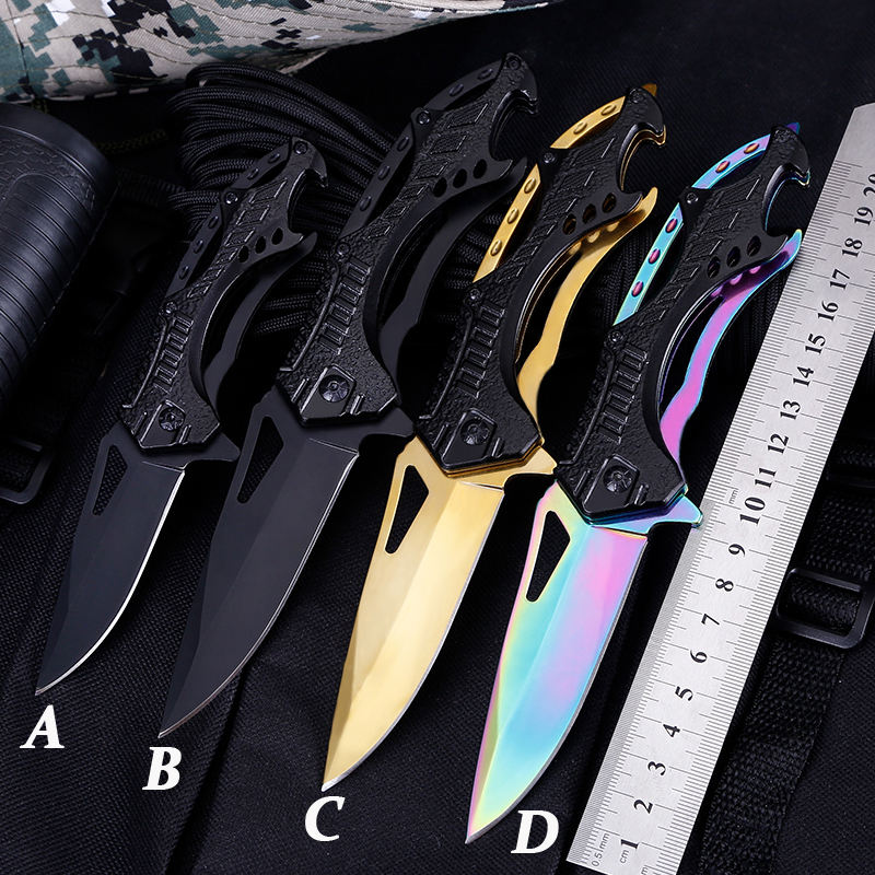 Price US$ 10.15 High Quality New Design Portable Colorful Blade Aluminum Handle Tactical Hunting Survival Folding Pocket Knife For Outdoor Camping Buy On Alfknives.com