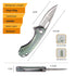 Price US$ 22.74 High Quality Best Gift Keychain Edc Damascus Outdoor Camping Self Defense Mini Folding Pocket Knife Titanium Alloy Handle Buy On Alfknives.com