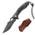 Price US$ 47.13 High Quality Premium Handmade Forged  Damascus Folding Hunting Knife With Leather Sheath Pocket Camping Knife Gift For Men Buy On Alfknives.com