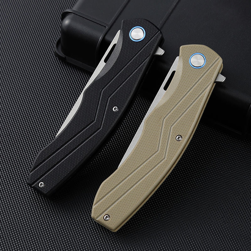 Price US$ 14.23 High Quality Wholesale Folding D2 Knife Cnc Machining Black Apricot Handle Pocket Knives Hunting Camping Tactical Outdoor Knifes Buy On Alfknives.com