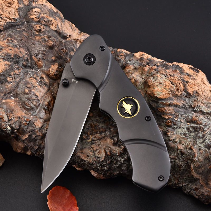 Price US$ 9.69 High Quality Self Defense Folding Tactical Knife With Titanium Surface For Hunting Survival Camping Knives Pocket Knives For Sale Buy On Alfknives.com