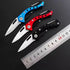 High quality  outdoor camping rescue knives  EDC folding mini rescue stainless steel knife with keychain