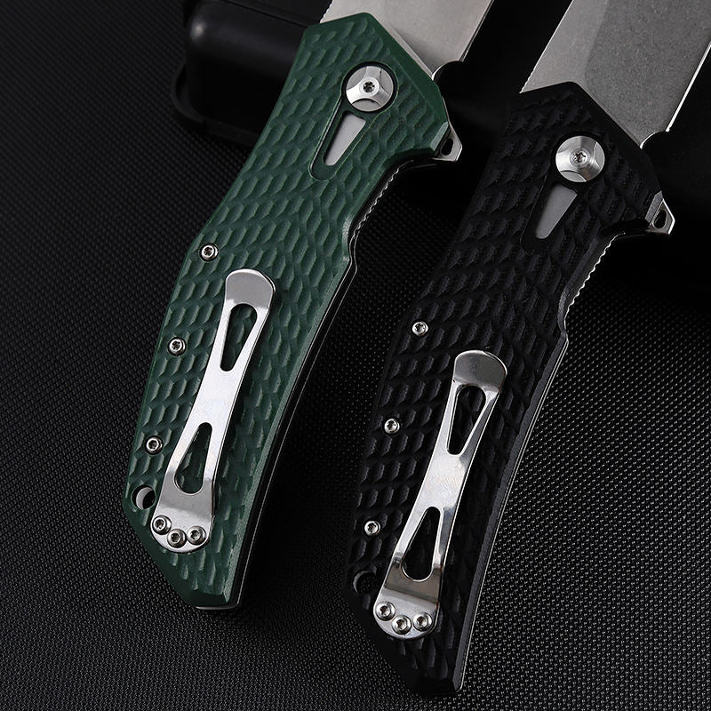 Price US$ 14.92 High Quality New Edc Tool Outdoor Self Defense Camping Folding D2 Steel G10 Handle Knife Tactical Hunting Wilderness Survival Pocket Knife Buy On Alfknives.com