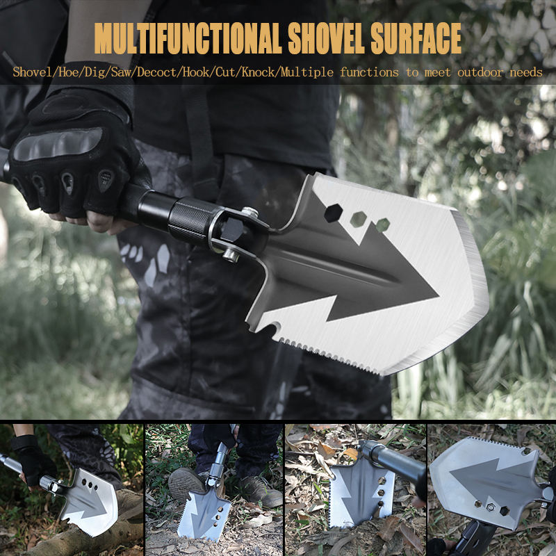 Price US$ 15.63 High Quality High Quality Multi Functional Outdoor Camping Climbing Tactics Portable Folding 12 In 1 Combination Survival Shovel Set Buy On Alfknives.com