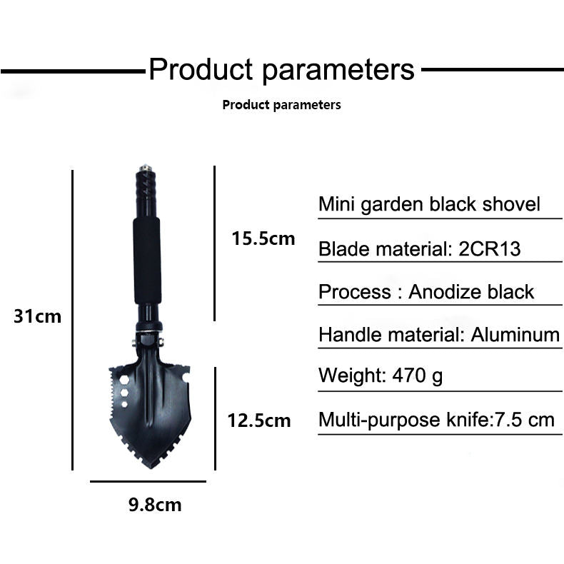 Price US$ 14.99 High Quality New Design Portable Tactical 2Cr13 Shovel Outdoor Multi Function Camping Folding Survival Mini Shovel Buy On Alfknives.com