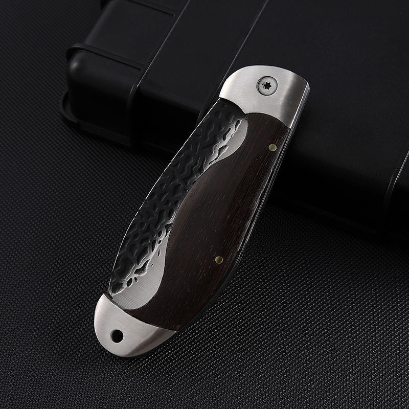 Price US$ 12.51 High Quality New Design 7Cr17Mov Steel Tactical Folding Knife Wood Handle Camping Survival Pocket Knife Hunting Tools Quick Response Service Buy On Alfknives.com