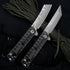 Price US$ 22.2 High Quality Damascus Knife T Head Plate Head Folding Knife Steel Handle High Hardness Outdoor Camping Hunting Knives Buy On Alfknives.com