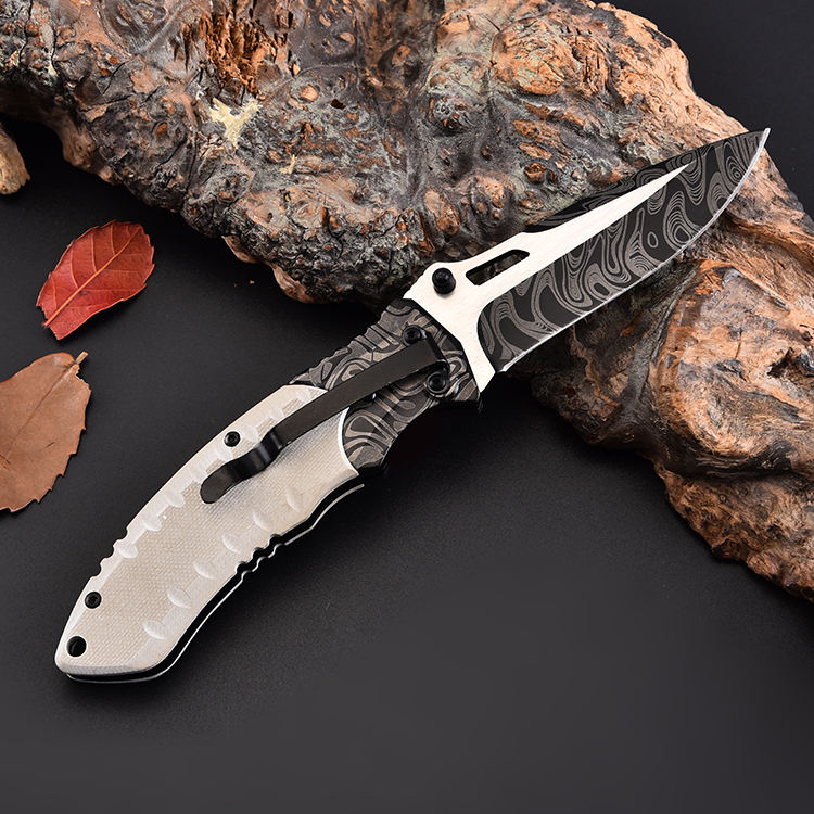 Price US$ 9.85 High Quality Best Sellers 2022 White G10 Handle Outdoor Tactical Camping Survival Hunting Pocket Folding Knife For Sale Buy On Alfknives.com