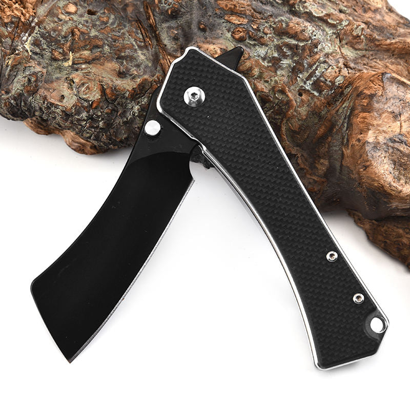 Price US$ 13.4 High Quality Custom Hand Made Blade Handle Tactical Hunting Folding Hunting Knife D2 Black Buy On Alfknives.com