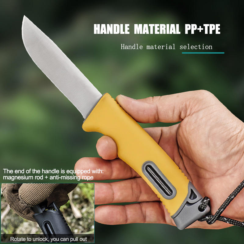 Price US$ 13.21 High Quality Outdoor Camping Straight Fixed Blade  Knife Mountaineering Multi Function Tactical Knife Survival Outdoor Hunting Knife Buy On Alfknives.com