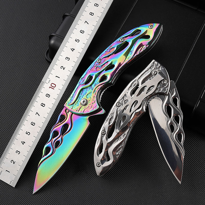 Price US$ 12 High Quality Colorful 3D Relief Folding Pocket Outdoor Survival Tactical Knife Portable Camping Hiking Knife Edc Stainless Steel Knives Buy On Alfknives.com