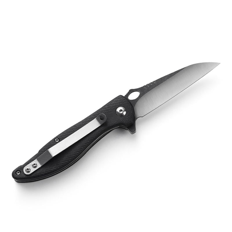 Price US$ 12.35 High Quality Outdoor Hand Tools Black Portable Small Tactical Knife Camping Folding Survival Knife With G10 Handle Buy On Alfknives.com