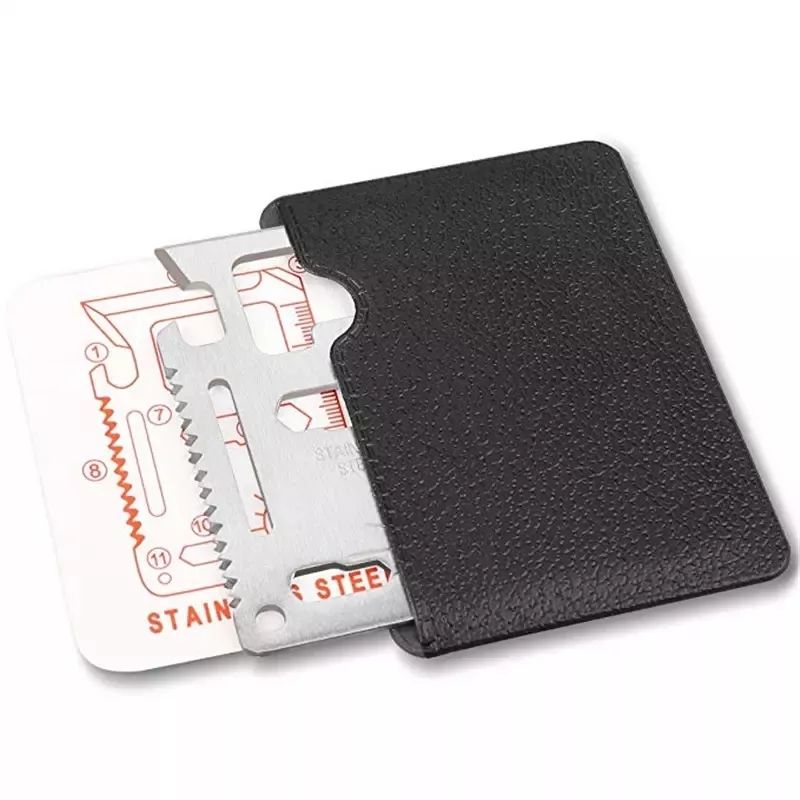 High quality 420 Stainless Steel Multifunction Emergency Survival Tools Card