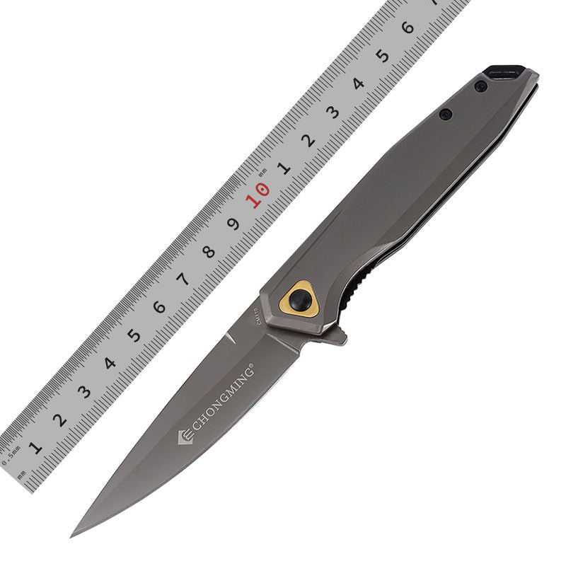 Price US$ 10 High Quality Wholesale Stocks Custom Titanium Blade Camping Tactical Hunting Folding Self Defense Outdoor Knife Pocket Handmade Buy On Alfknives.com