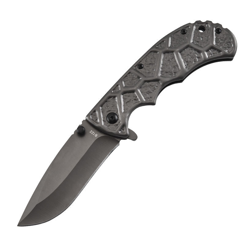 Price US$ 10.18 High Quality Full Grey Titanium Stainless Steel Outdoor Hunting Rescu Folding Knife Self Defense Buy On Alfknives.com