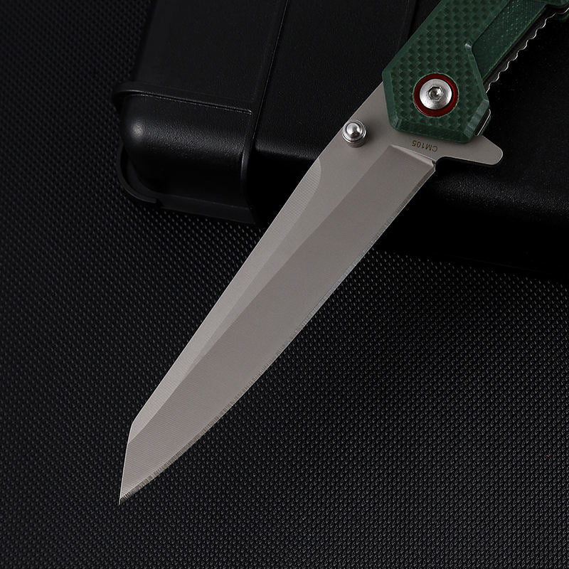 Price US$ 10.15 High Quality Bulk Wholesale D2 Cold Steel Green Black Vg10 Handle Outdoor Self Defense Folding Hunting Survival Camping Knife Blanks Buy On Alfknives.com