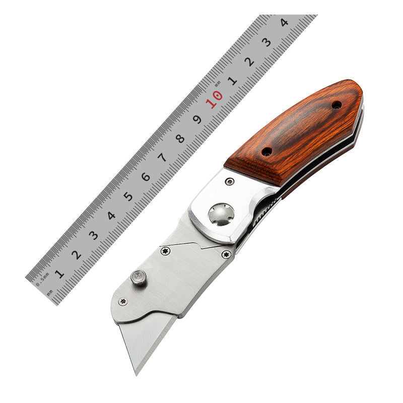 Price US$ 10.48 High Quality Customized Box Cutter Utility Folding Knife Art Knife Stainless Steel Cutting Blade Wood Handle Pocket Knife Buy On Alfknives.com