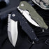 Price US$ 13 High Quality Outdoor Camping Tactical Folding Utility Tool G10 Handle Walking Survival Pocket Knife With Back Clip Buy On Alfknives.com