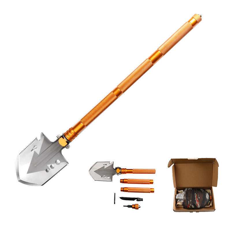 High Quality rescue Multifunctional Outdoor survival shovel emergency rescue Tri-fold multitool Shovel