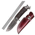 Price US$ 154.3 High Quality Hammered Damascus With Rihno Ebony Wooden Handle Fixed Blade Handmade Knife Tactical Hunting Camping Survival Outdoor Knife Buy On Alfknives.com