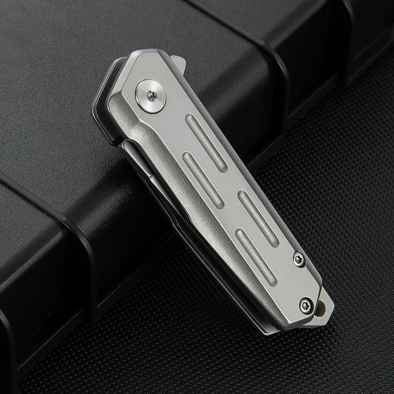 Price US$ 12.71 High Quality High Quality D2 Blade Small Knife For Outdoor Camping Survival Hunting Self Defense Titanium Handle Folding Knife Buy On Alfknives.com