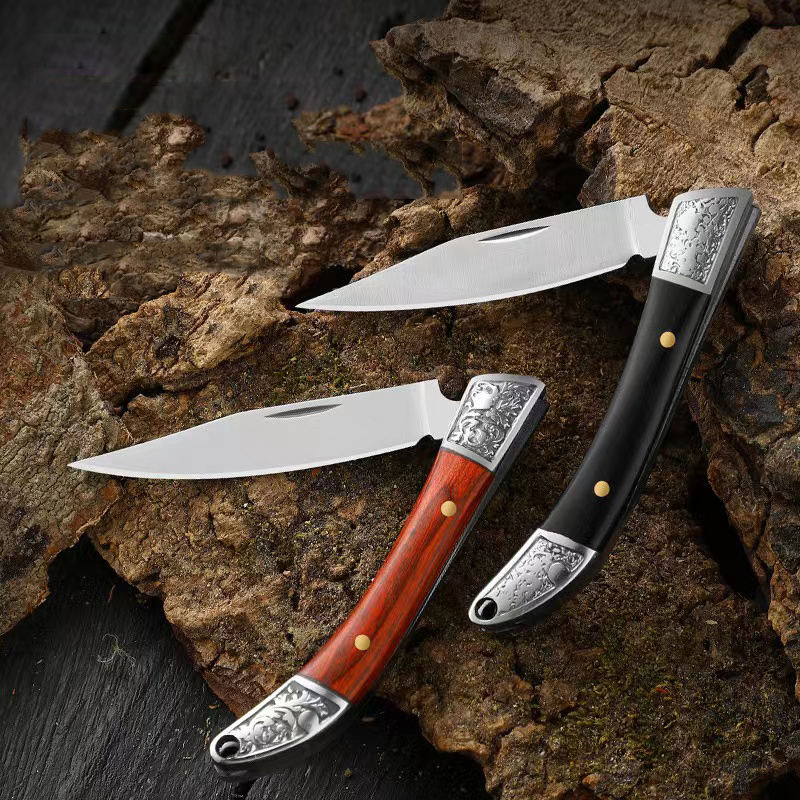 Price US$ 8.53 High Quality Exquisite Good Quality Easy To Carry Folding Pocket Knife Edc Outdoor Camping Tactical Knife With Wooden Handle Buy On Alfknives.com