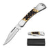 Professional stainless steel blade mini camping okapi knife