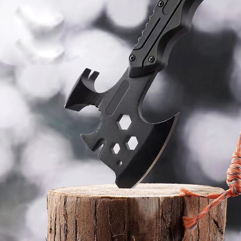 Price US$ 18.38 High Quality Carbon Steel Professional Outdoor Camping Hiking Portable Survival Hatchet Multifunction Tactical Hunting Axe With Rope Buy On Alfknives.com