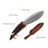 Price US$ 69.3 High Quality New Style Feather Blade Handmade Damascus Steel Knife For Men Hunting With Leather Sheath Damascus Straight Knife Buy On Alfknives.com