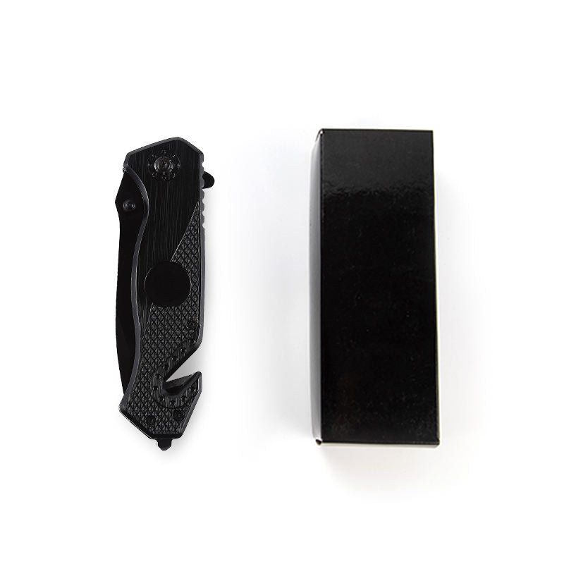 Price US$ 9.6 High Quality Oem Odm Custom Badges Logo Combat Tactical Blade Folding Edc Wholesale Black Aluminum Handle Knife Buy On Alfknives.com