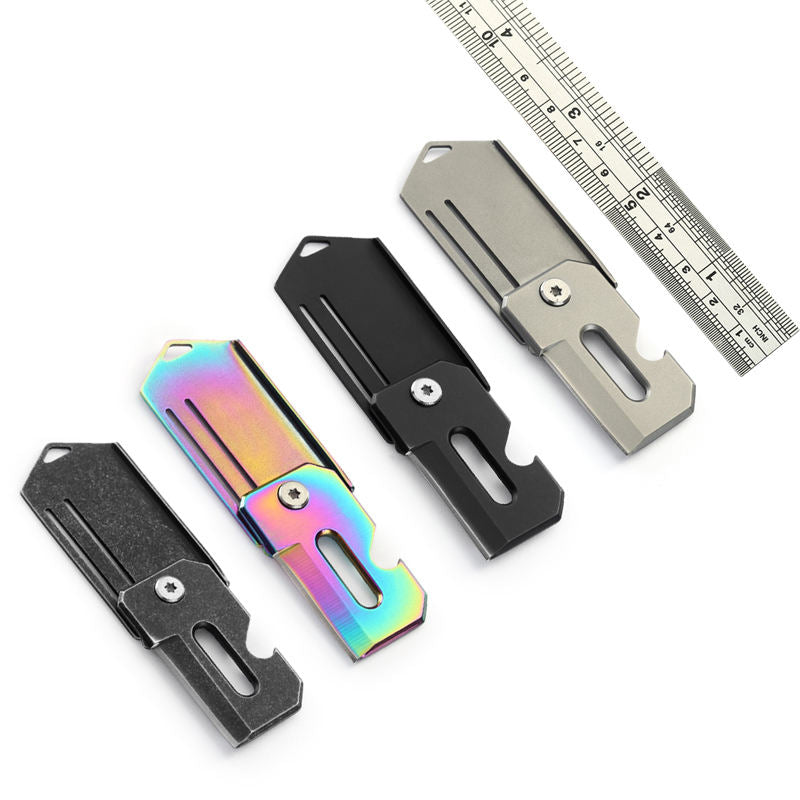 Price US$ 8.88 High Quality Women Edc Multi Functional Folding Self Defense Keychain Keyring Small Pocket Utility Knife Buy On Alfknives.com