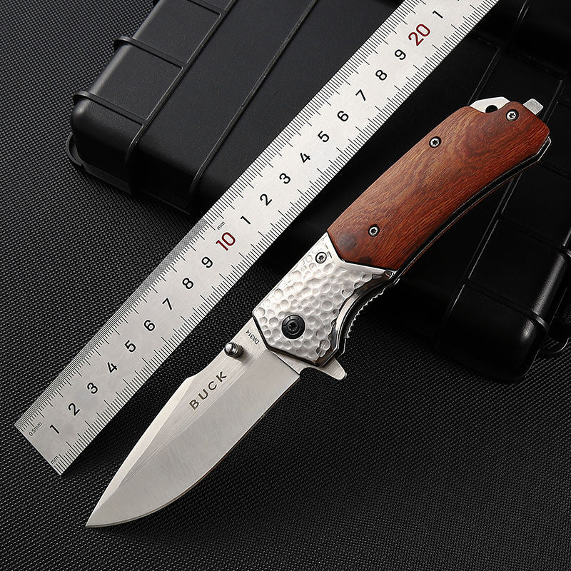 Price US$ 10 High Quality Factory Direct Selling Stainless Steel Blade Wooden Handle Knife Engraving Custom Outdoor Camping Folding Pocket Knife Buy On Alfknives.com