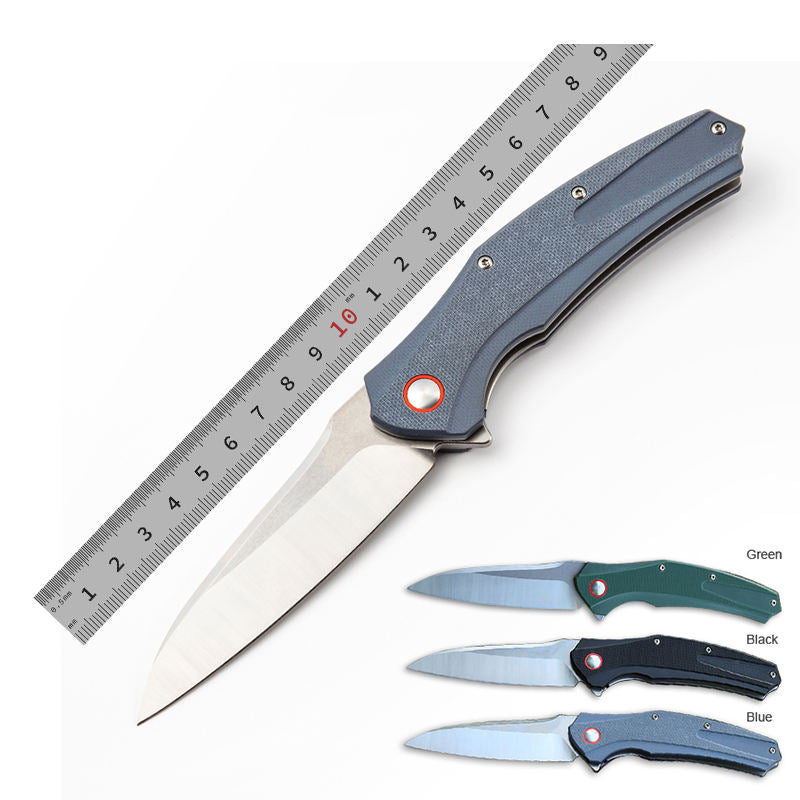 Price US$ 14.28 High Quality Oem Best Sell High Quality D2 Steel G10 Handle Cnc Technology Outdoor Camping G10 Handle Survival Folding Pocket Knife Hunting Buy On Alfknives.com