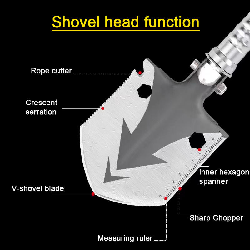 Price US$ 14.68 High Quality Hot Selling Outdoor Essential Multi Function Portable Survival Camping Tool Multi Purpose Tactical Shovel Folding Shovel Buy On Alfknives.com