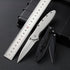 Price US$ 15.06 High Quality Leek 1660  All Steel Folding Pocket Knife Black  Silver Titanium Coated Tactical Survival  Hunting Knives Buy On Alfknives.com