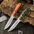 Price US$ 8.76 High Quality New Design Colored Wood Handle Full Tang Fixed Blade Knife Survival Camping Knife For Outdoor Cutting Food Buy On Alfknives.com