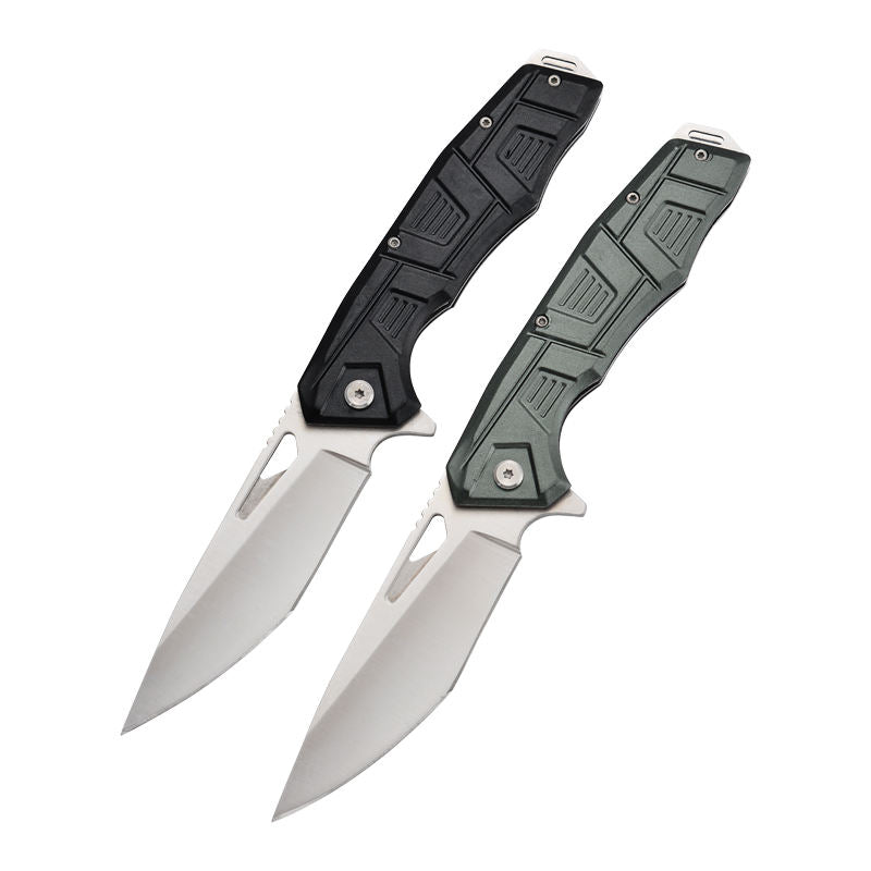 Price US$ 11.01 High Quality Aluminium Handle Tactical Folding Pocket Knife 3Cr13 Stainless Steel Blade Portable Hunting Knife Tanto Blade Camping Outdoor Buy On Alfknives.com