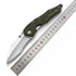 High quality 4cr13 stainless steel blade Hardness Outdoor Survival Folding Pocket G10 Knife For Camping