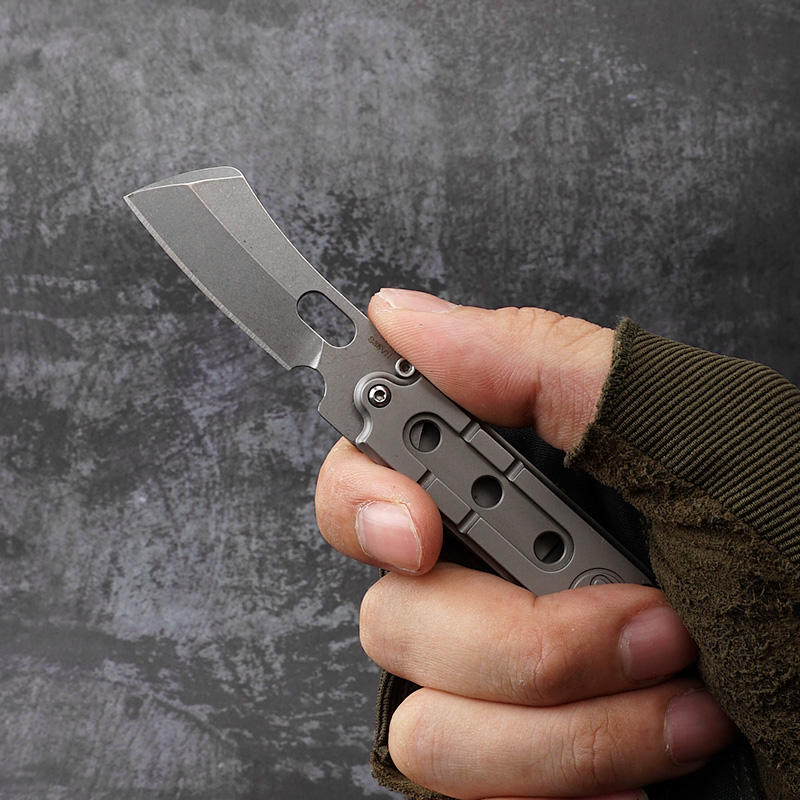 Price US$ 22.9 High Quality Serge Knife S35Vn Blade Titanium Alloy Handle Flipper Knife Stone Wash Keychain Knife Camping Survival Folding Outdoor Tool Pea Buy On Alfknives.com