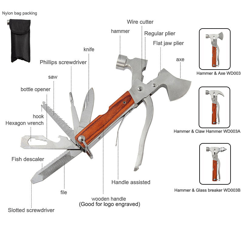 Price US$ 10.47 High Quality Best Selling Wood Handle Multi Functional Folding Pocket Cutting Combination Pliers Buy On Alfknives.com