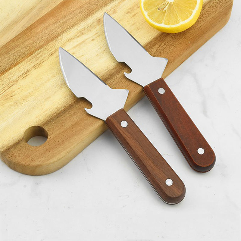 Price US$ 7.31 High Quality Beech Walnut Wood Handle Fixed Blade Outdoor Survival Tool Camping Folding Pocket Oyster Knife Buy On Alfknives.com