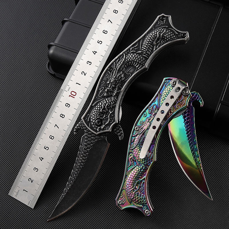 Price US$ 11.86 High Quality Good Look Folding Pocket Knives 3D Printing Handle Camping Hunting Survival Knife For Daily Use Buy On Alfknives.com