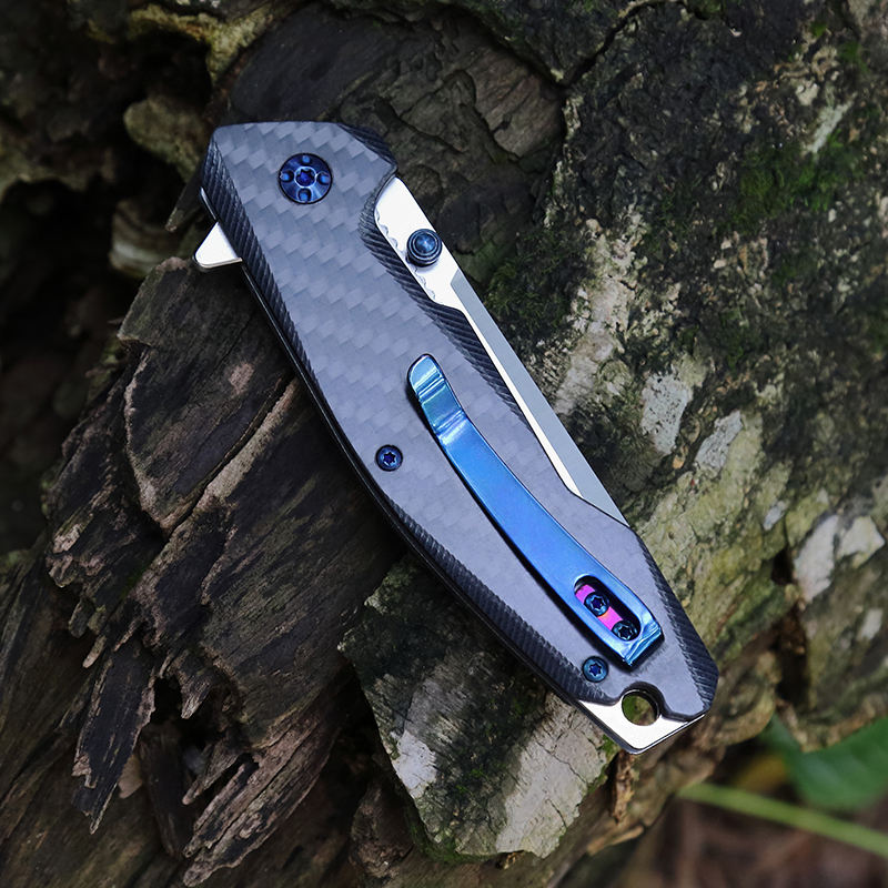 Price US$ 13.82 High Quality High Carbon Fiber Hunting Outdoor Handmade 440 Stainless Steel Edc Pocket Knives In Bulk Buy On Alfknives.com