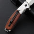 Price US$ 9.42 High Quality Edc Exquisite Gift Wilderness Survival Folding Knife With Rosewood Handle Can Be Customized Logo Buy On Alfknives.com