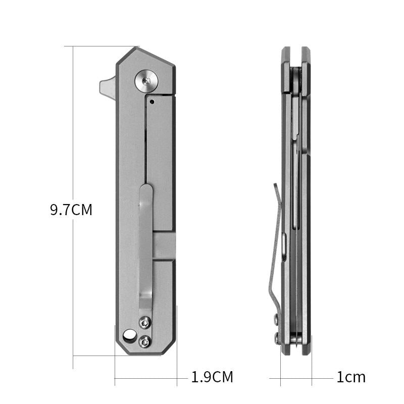 Price US$ 21.36 High Quality Stainless Steel Blade Titanium Alloy Handle Outdoor Survival Utility Folding Knife Buy On Alfknives.com