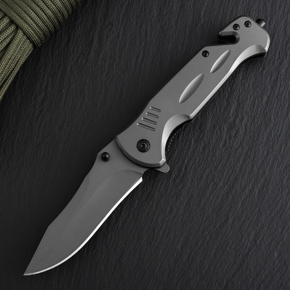 Most popular stainless steel blade aluminum handle outdoor camping folding pocket tactical knife