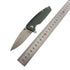 Durable quality 3CR steel folding camping knife with nice style handle