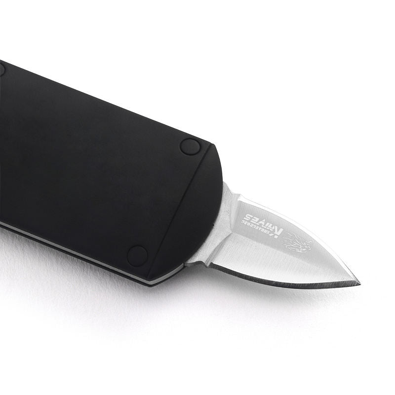 Price US$ 10.47 High Quality Fashion Portable Abs Handle Small Folding Camping Survival Knife With Bottle Opener And Buckle Buy On Alfknives.com