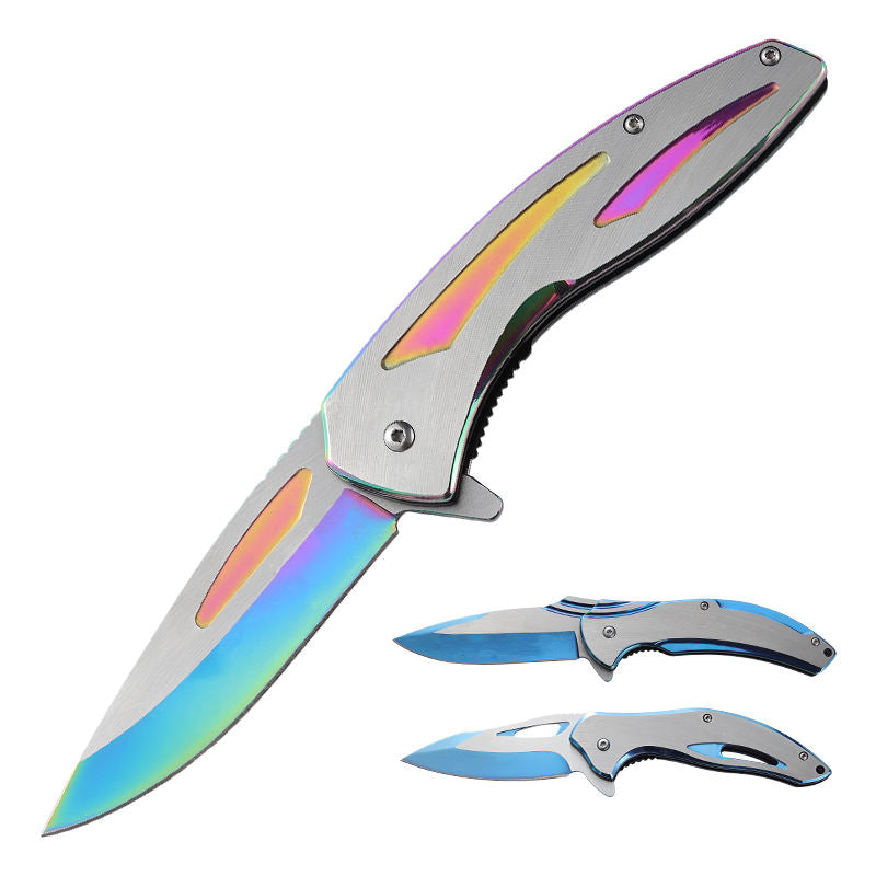 Price US$ 9.73 High Quality Trending Products 2023 Colored Titanium Treatment Csgo Camping Outdoor Survival Folding Pocket Knife Hunting Buy On Alfknives.com